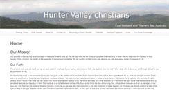 Desktop Screenshot of huntervalleychristians.org.au